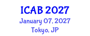 International Conference on Agriculture and Biotechnology (ICAB) January 07, 2027 - Tokyo, Japan