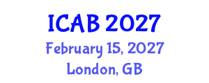 International Conference on Agriculture and Biotechnology (ICAB) February 15, 2027 - London, United Kingdom