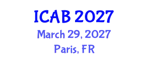 International Conference on Agriculture and Biotechnology (ICAB) March 29, 2027 - Paris, France