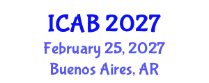 International Conference on Agriculture and Biotechnology (ICAB) February 25, 2027 - Buenos Aires, Argentina