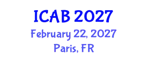 International Conference on Agriculture and Biotechnology (ICAB) February 22, 2027 - Paris, France