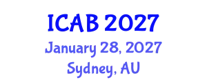 International Conference on Agriculture and Biotechnology (ICAB) January 28, 2027 - Sydney, Australia