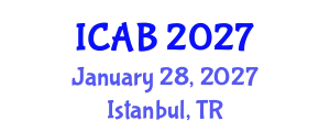 International Conference on Agriculture and Biotechnology (ICAB) January 28, 2027 - Istanbul, Turkey