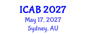 International Conference on Agriculture and Biotechnology (ICAB) May 17, 2027 - Sydney, Australia
