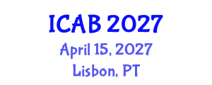 International Conference on Agriculture and Biotechnology (ICAB) April 15, 2027 - Lisbon, Portugal
