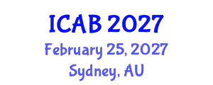 International Conference on Agriculture and Biotechnology (ICAB) February 25, 2027 - Sydney, Australia