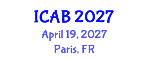 International Conference on Agriculture and Biotechnology (ICAB) April 19, 2027 - Paris, France