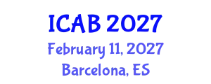International Conference on Agriculture and Biotechnology (ICAB) February 11, 2027 - Barcelona, Spain