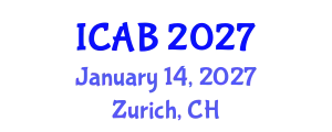 International Conference on Agriculture and Biotechnology (ICAB) January 14, 2027 - Zurich, Switzerland