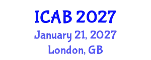 International Conference on Agriculture and Biotechnology (ICAB) January 21, 2027 - London, United Kingdom