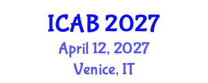 International Conference on Agriculture and Biotechnology (ICAB) April 12, 2027 - Venice, Italy