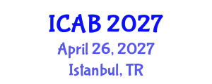 International Conference on Agriculture and Biotechnology (ICAB) April 26, 2027 - Istanbul, Turkey