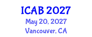 International Conference on Agriculture and Biotechnology (ICAB) May 20, 2027 - Vancouver, Canada