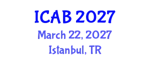 International Conference on Agriculture and Biotechnology (ICAB) March 22, 2027 - Istanbul, Turkey