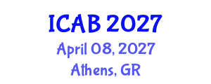 International Conference on Agriculture and Biotechnology (ICAB) April 08, 2027 - Athens, Greece