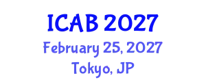 International Conference on Agriculture and Biotechnology (ICAB) February 25, 2027 - Tokyo, Japan