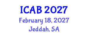 International Conference on Agriculture and Biotechnology (ICAB) February 18, 2027 - Jeddah, Saudi Arabia