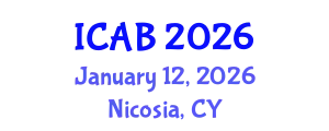 International Conference on Agriculture and Biotechnology (ICAB) January 12, 2026 - Nicosia, Cyprus