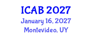 International Conference on Agriculture and Biotechnology (ICAB) January 16, 2027 - Montevideo, Uruguay
