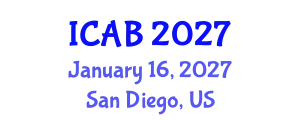 International Conference on Agriculture and Biotechnology (ICAB) January 16, 2027 - San Diego, United States