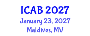 International Conference on Agriculture and Biotechnology (ICAB) January 23, 2027 - Maldives, Maldives