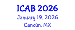 International Conference on Agriculture and Biotechnology (ICAB) January 19, 2026 - Cancún, Mexico
