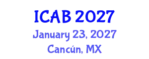 International Conference on Agriculture and Biotechnology (ICAB) January 23, 2027 - Cancún, Mexico