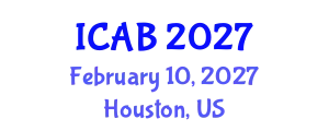 International Conference on Agriculture and Biotechnology (ICAB) February 10, 2027 - Houston, United States