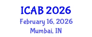 International Conference on Agriculture and Biotechnology (ICAB) February 16, 2026 - Mumbai, India