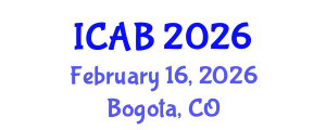 International Conference on Agriculture and Biotechnology (ICAB) February 16, 2026 - Bogota, Colombia