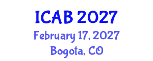 International Conference on Agriculture and Biotechnology (ICAB) February 17, 2027 - Bogota, Colombia