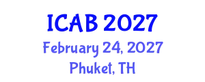 International Conference on Agriculture and Biotechnology (ICAB) February 24, 2027 - Phuket, Thailand