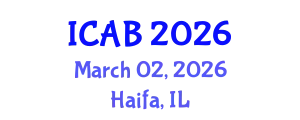 International Conference on Agriculture and Biotechnology (ICAB) March 02, 2026 - Haifa, Israel
