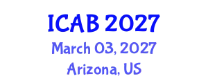 International Conference on Agriculture and Biotechnology (ICAB) March 03, 2027 - Arizona, United States