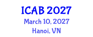 International Conference on Agriculture and Biotechnology (ICAB) March 10, 2027 - Hanoi, Vietnam