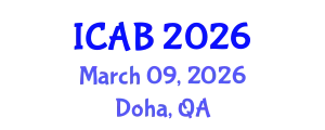 International Conference on Agriculture and Biotechnology (ICAB) March 09, 2026 - Doha, Qatar