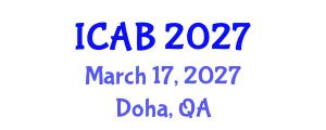 International Conference on Agriculture and Biotechnology (ICAB) March 17, 2027 - Doha, Qatar