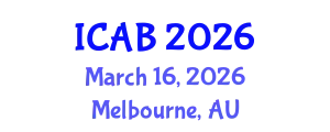 International Conference on Agriculture and Biotechnology (ICAB) March 16, 2026 - Melbourne, Australia