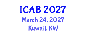 International Conference on Agriculture and Biotechnology (ICAB) March 24, 2027 - Kuwait, Kuwait