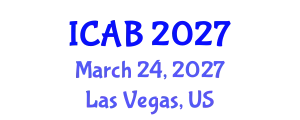 International Conference on Agriculture and Biotechnology (ICAB) March 24, 2027 - Las Vegas, United States