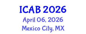 International Conference on Agriculture and Biotechnology (ICAB) April 06, 2026 - Mexico City, Mexico
