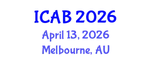 International Conference on Agriculture and Biotechnology (ICAB) April 13, 2026 - Melbourne, Australia