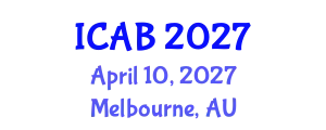 International Conference on Agriculture and Biotechnology (ICAB) April 10, 2027 - Melbourne, Australia