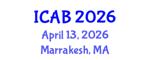 International Conference on Agriculture and Biotechnology (ICAB) April 13, 2026 - Marrakesh, Morocco