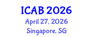 International Conference on Agriculture and Biotechnology (ICAB) April 27, 2026 - Singapore, Singapore