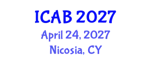 International Conference on Agriculture and Biotechnology (ICAB) April 24, 2027 - Nicosia, Cyprus