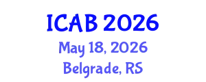 International Conference on Agriculture and Biotechnology (ICAB) May 18, 2026 - Belgrade, Serbia