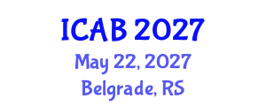 International Conference on Agriculture and Biotechnology (ICAB) May 22, 2027 - Belgrade, Serbia