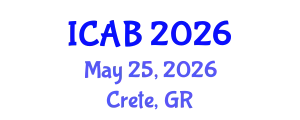 International Conference on Agriculture and Biotechnology (ICAB) May 25, 2026 - Crete, Greece