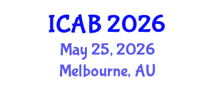 International Conference on Agriculture and Biotechnology (ICAB) May 25, 2026 - Melbourne, Australia